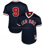 Camiseta Beisbol Hombre Boston Red Sox Ted Williams Mitchell & Ness 1990 Autentico Cooperstown Collection Batting Practice Azul