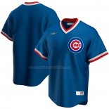 Camiseta Beisbol Hombre Chicago Cubs Road Cooperstown Collection Azul