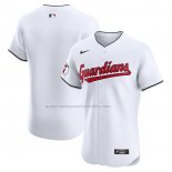 Camiseta Beisbol Hombre Cleveland Guardians Primera Elite Blanco