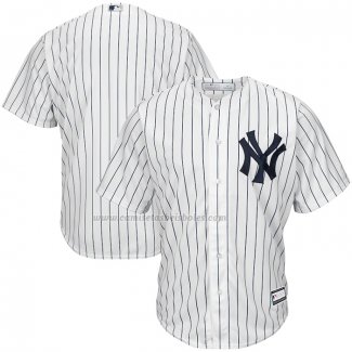 Camiseta Beisbol Hombre New York Yankees Big & Tall Replica Blanco