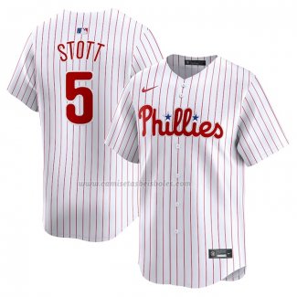 Camiseta Beisbol Hombre Philadelphia Phillies Bryson Stott Primera Limited Blanco