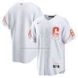 Camiseta Beisbol Hombre San Francisco Giants 2021 City Connect Replica Blanco