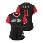 Camiseta Beisbol Mujer Arizona Diamondbacks Aj Pollock 2018 LLWS Players Weekend Pollo Negro Camiseta Beisbol Mujer Arizona Diamondbacks Aj Pollock 2018 LLWS Players Weekend Pollo Negro
