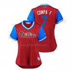 Camiseta Beisbol Mujer Philadelphia Phillies Maikel Franco 2018 LLWS Players Weekend Compa F Scarlet Camiseta Beisbol Mujer Philadelphia Phillies Maikel Franco 2018 LLWS Players Weekend Compa F Scarlet