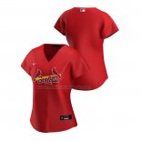 Camiseta Beisbol Mujer St. Louis Cardinals Replica Alterno 2020 Rojo