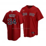 Camiseta Beisbol Nino Boston Red Sox David Ortiz Replica Alterno 2020 Rojo