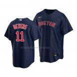 Camiseta Beisbol Nino Boston Red Sox Rafael Devers Replica Alterno 2020 Azul