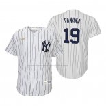 Camiseta Beisbol Nino New York Yankees Masahiro Tanaka Cooperstown Collection Primera Blanco