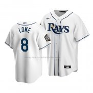 Camiseta Beisbol Nino Tampa Bay Rays Brandon Lowe Primera Replica 2020 Blanco