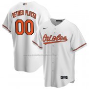 Camiseta Beisbol Hombre Baltimore Orioles Pick-A-Player Retired Roster Primera Replica Blanco