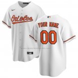 Camiseta Beisbol Hombre Baltimore Orioles Primera Replica Personalizada Blanco