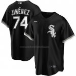 Camiseta Beisbol Hombre Chicago White Sox Eloy Jimenez Alterno Replica Negro Camiseta Beisbol Hombre Chicago White Sox Eloy Jimenez Alterno Replica Negro