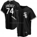 Camiseta Beisbol Hombre Chicago White Sox Eloy Jimenez Alterno Replica Negro