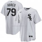 Camiseta Beisbol Hombre Chicago White Sox Jose Abreu Primera Replica Blanco Camiseta Beisbol Hombre Chicago White Sox Jose Abreu Primera Replica Blanco