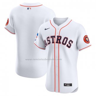 Camiseta Beisbol Hombre Houston Astros Elite Primera Blanco