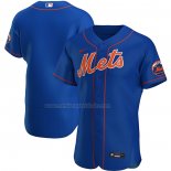 Camiseta Beisbol Hombre New York Mets Alterno Autentico Azul