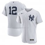 Camiseta Beisbol Hombre New York Yankees Wade Boggs Primera Autentico Retired Blanco