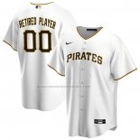 Camiseta Beisbol Hombre Pittsburgh Pirates Pick-A-Player Retired Roster Primera Replica Blanco