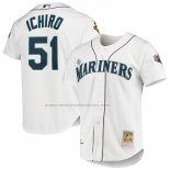 Camiseta Beisbol Hombre Seattle Mariners Ichiro Suzuki Mitchell & Ness All Star 2021 Cooperstown Collection Autentico Blanco