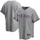 Camiseta Beisbol Hombre Texas Rangers Road Replica Gris