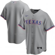 Camiseta Beisbol Hombre Texas Rangers Road Replica Gris