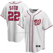 Camiseta Beisbol Hombre Washington Nationals Juan Soto Primera Replica Blanco