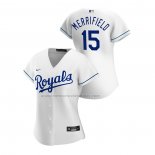Camiseta Beisbol Mujer Kansas City Royals Whit Merrifield Replica Primera 2020 Blanco