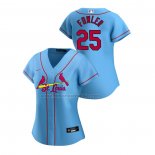 Camiseta Beisbol Mujer St. Louis Cardinals Dexter Fowler Replica Alterno 2020 Azul