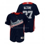 Camiseta Beisbol Nino All Star 2018 Jose Altuve Primera Run Derby American League Azul