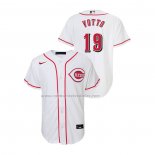 Camiseta Beisbol Nino Cincinnati Reds Joey Votto Replica Primera Blanco