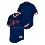 Camiseta Beisbol Nino Detroit Tigers Cooperstown Collection Mesh Wordmark V-Neck Azul