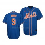Camiseta Beisbol Nino New York Mets Brandon Nimmo Replica Cool Base Azul
