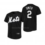 Camiseta Beisbol Nino New York Mets Dominic Smith Replica Negro