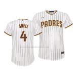 Camiseta Beisbol Nino San Diego Padres Blake Snell Replica Primera Blanco Camiseta Beisbol Nino San Diego Padres Blake Snell Replica Primera Blanco