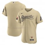 Camiseta Beisbol Hombre Arizona Diamondbacks City Connect Autentico Oro