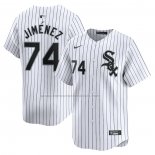Camiseta Beisbol Hombre Chicago White Sox Eloy Jimenez Primera Limited Blanco