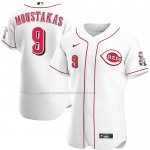 Camiseta Beisbol Hombre Cincinnati Reds Mike Moustakas Primera Autentico Blanco Camiseta Beisbol Hombre Cincinnati Reds Mike Moustakas Primera Autentico Blanco