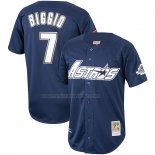Camiseta Beisbol Hombre Houston Astros Craig Biggio Mitchell & Ness 1994 Cooperstown Collection Autentico Azul
