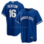 Camiseta Beisbol Hombre Kansas City Royals Bo Jackson Alterno Cooperstown Collection Replica Azul Camiseta Beisbol Hombre Kansas City Royals Bo Jackson Alterno Cooperstown Collection Replica Azul