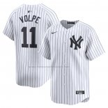 Camiseta Beisbol Hombre New York Yankees Anthony Volpe Primera Limited Blanco