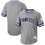 Camiseta Beisbol Hombre New York Yankees Mitchell & Ness Cooperstown Collection Wild Pitch Gris Camiseta Beisbol Hombre New York Yankees Mitchell & Ness Cooperstown Collection Wild Pitch Gris