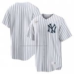 Camiseta Beisbol Hombre New York Yankees Primera Cooperstown Collection Blanco Camiseta Beisbol Hombre New York Yankees Primera Cooperstown Collection Blanco