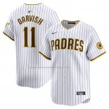 Camiseta Beisbol Hombre San Diego Padres Yu Darvish Primera Limited Blanco