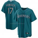 Camiseta Beisbol Hombre Seattle Mariners Mitch Haniger Alternate Replica Verde