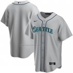 Camiseta Beisbol Hombre Seattle Mariners Road Replica Gris
