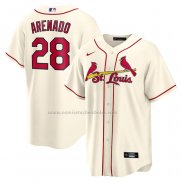 Camiseta Beisbol Hombre St. Louis Cardinals Big & Tall Replica Crema
