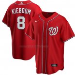 Camiseta Beisbol Hombre Washington Nationals Carter Kieboom Alterno Replica Rojo