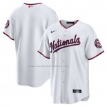 Camiseta Beisbol Hombre Washington Nationals Replica Primera Blanco