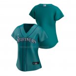 Camiseta Beisbol Mujer Seattle Mariners Replica Alterno 2020 Verde
