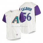 Camiseta Beisbol Nino Arizona Diamondbacks Kole Calhoun Cooperstown Collection Alterno Crema Camiseta Beisbol Nino Arizona Diamondbacks Kole Calhoun Cooperstown Collection Alterno Crema